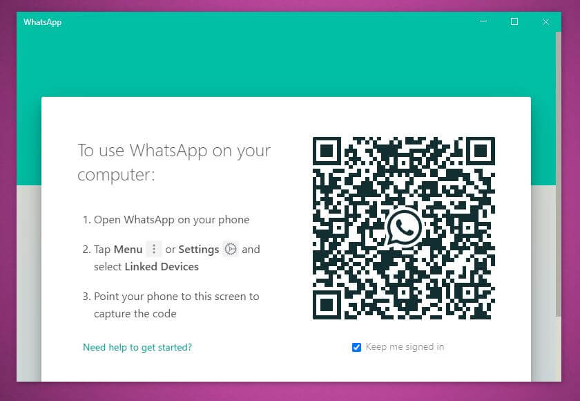 whatsapp for desktop