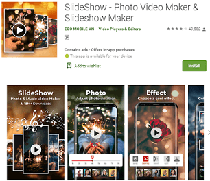 SlideShow Photo Video Maker and Slideshow Maker