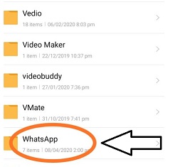 open whatsapp folder whatsapp status kaise download kare